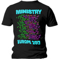 Black - Back - Ministry Unisex Adult Trippy Al Back Print Cotton T-Shirt