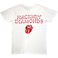 White - Back - The Rolling Stones Unisex Adult Hackney Diamonds Back Print T-Shirt
