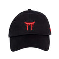 Black-Red - Front - Tokyo Time Unisex Adult Temple Baseball Cap