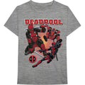 Grey - Front - Deadpool Unisex Adult Collage T-Shirt
