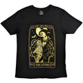 Black - Front - Nightmare Before Christmas Unisex Adult Jack and Sally The Lovers T-Shirt