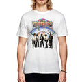 White - Back - The Traveling Wilburys Unisex Adult Band Photo Cotton T-Shirt