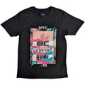 Black - Front - Pink Unisex Adult Revenge Cotton T-Shirt