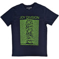 Navy Blue - Front - Joy Division Unisex Adult Unknown Pleasures T-Shirt