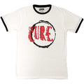 White - Front - The Cure Unisex Adult Circle Logo T-Shirt