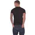Black - Back - The Who Unisex Adult Groovy Border T-Shirt