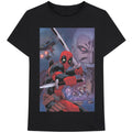 Black - Front - Deadpool Unisex Adult Deadpool Composite T-Shirt