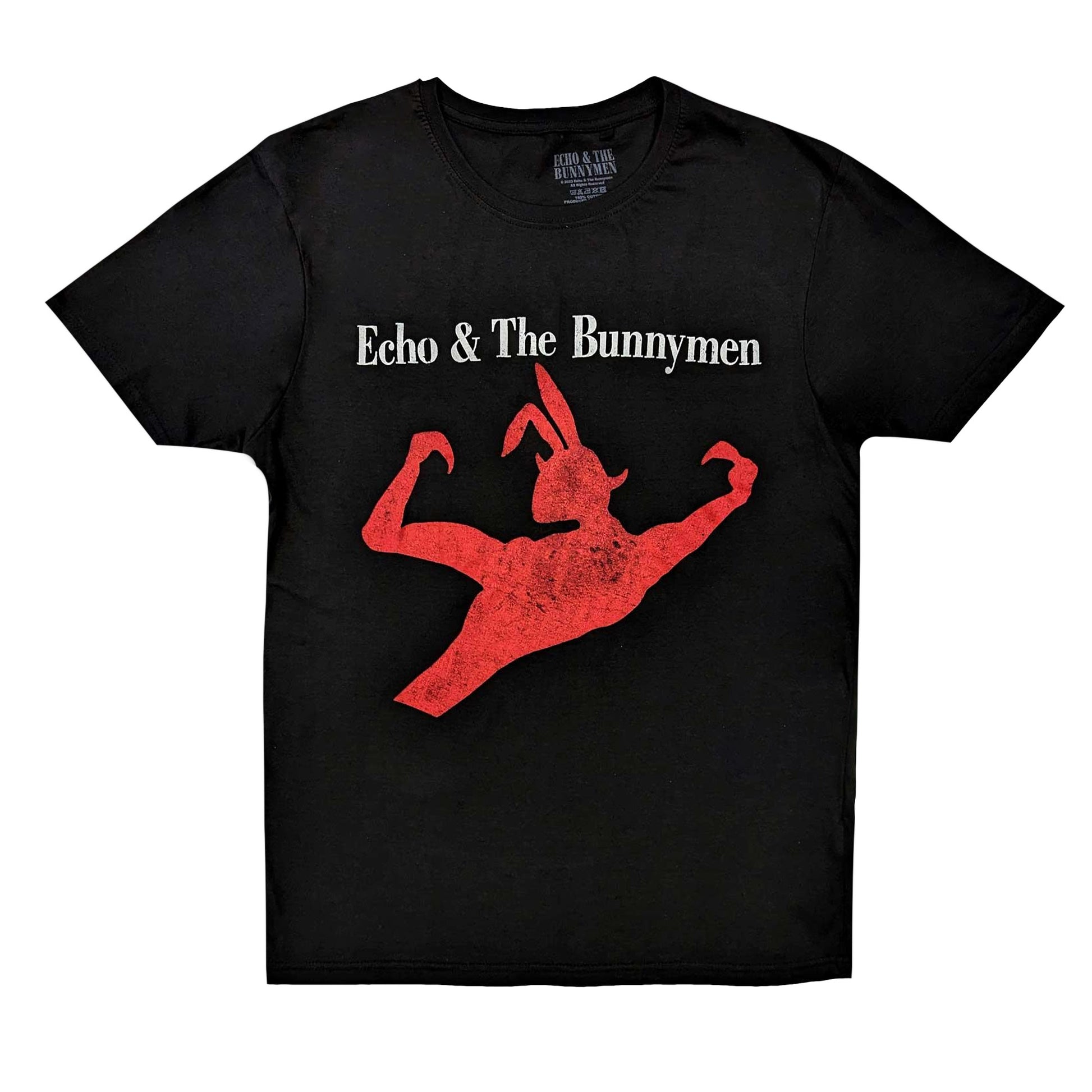 Black - Front - Echo & The Bunnymen Unisex Adult Creature T-Shirt