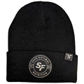 Black - Front - Tokyo Time Unisex Adult SF Nutrition Beanie