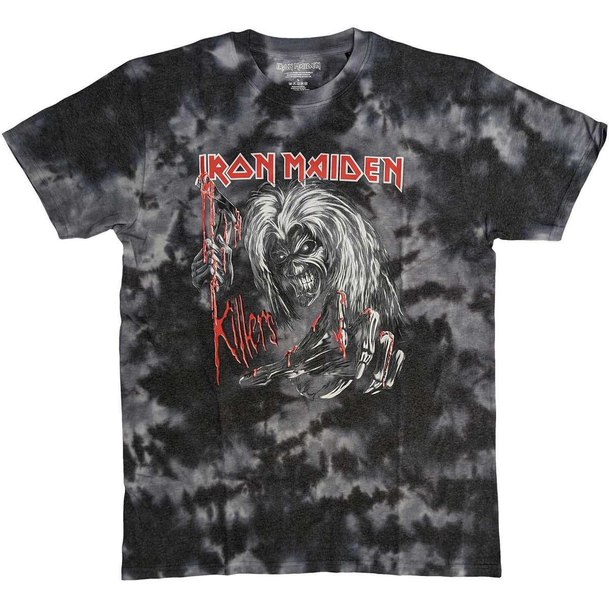 Black - Front - Iron Maiden Unisex Adult Ed Kills Again T-Shirt