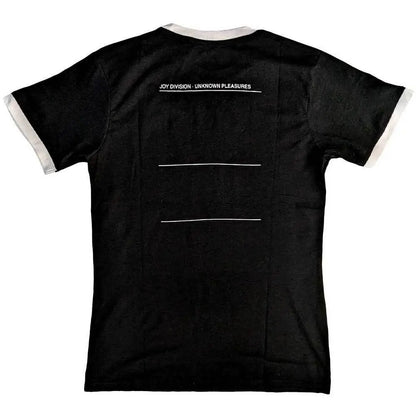 Black - Back - Joy Division Unisex Adult Unknown Pleasures Back Print T-Shirt