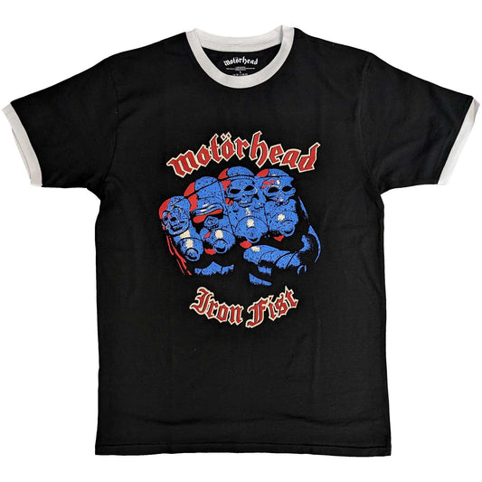 Black - Front - Motorhead Unisex Adult Iron Fist T-Shirt