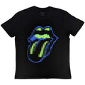 Black - Front - The Rolling Stones Unisex Adult Distorted Tongue T-Shirt