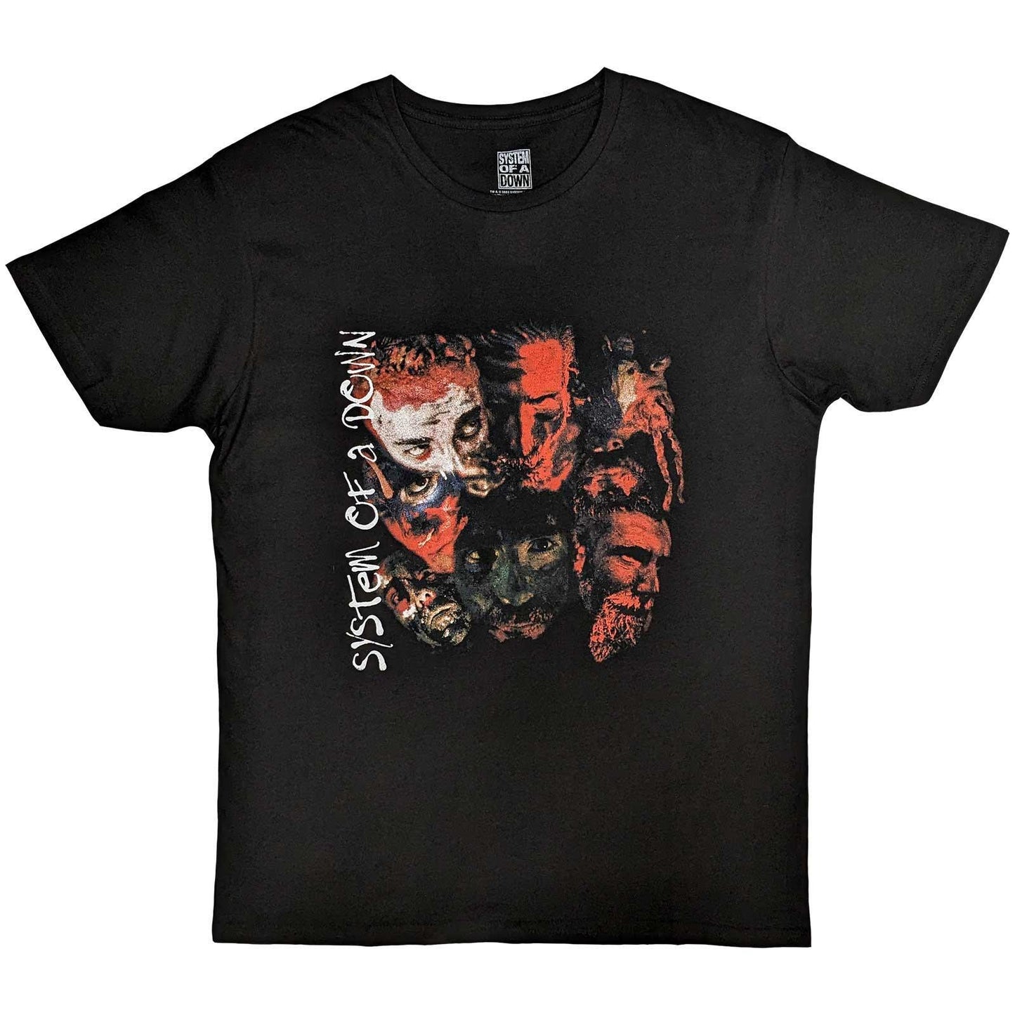 Black - Front - System Of A Down Unisex Adult T-Shirt