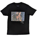 Black - Front - George Michael Unisex Adult Film Still T-Shirt