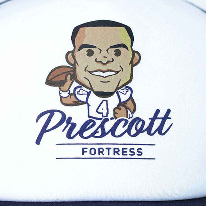 White-Navy Blue - Back - Tokyo Time Unisex Adult Dak Prescott NFLPA Mesh Back Trucker Cap
