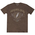 Brown - Front - Grateful Dead Unisex Adult Bolt T-Shirt