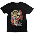 Black - Front - Nightmare Before Christmas Unisex Adult Ghost Embellished T-Shirt