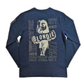 Denim Blue - Back - Blondie Unisex Adult NYC ´77 Long-Sleeved T-Shirt