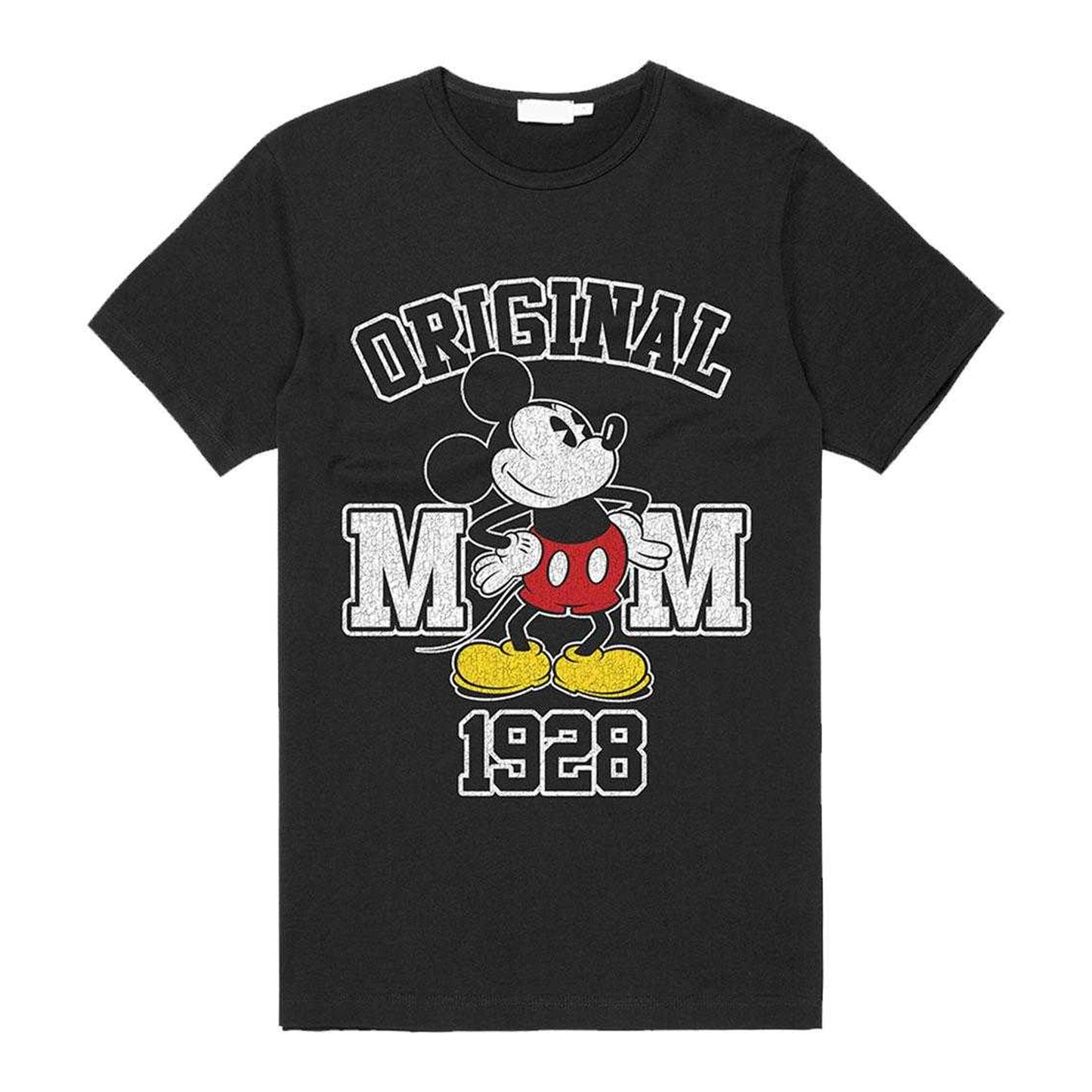 Black - Front - Disney Unisex Adult Original 1928 Mickey Mouse T-Shirt