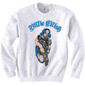 White - Front - Billie Eilish Unisex Adult Bling Sweatshirt