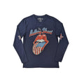 Navy Blue - Front - The Rolling Stones Unisex Adult US Tour ´78 Long-Sleeved T-Shirt