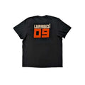 Black-Orange - Back - U2 Unisex Adult 360 Degree Tour 2009 Back Print Logo T-Shirt