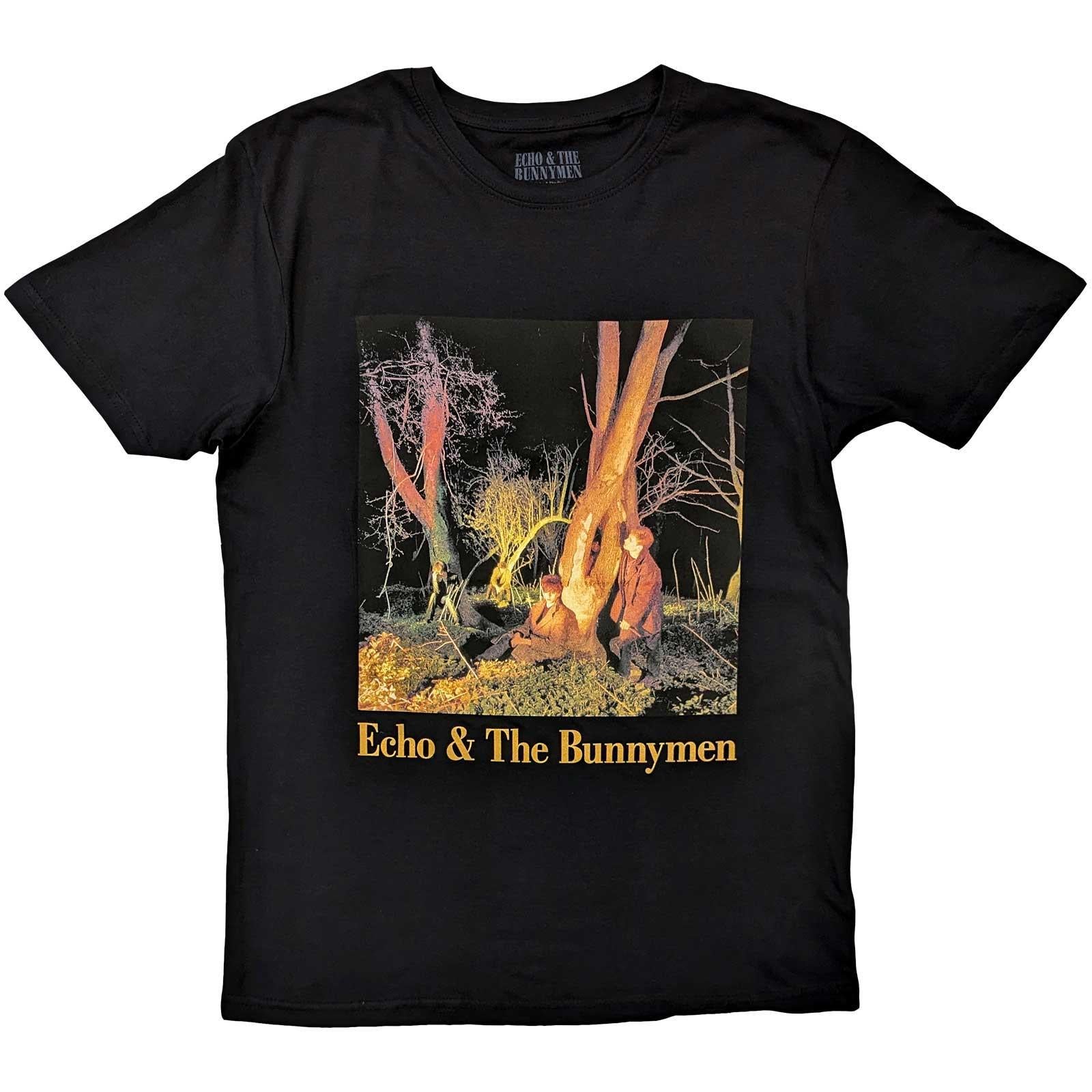 Black - Front - Echo & The Bunnymen Unisex Adult Crocodiles T-Shirt
