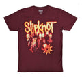 Maroon Red - Front - Slipknot Unisex Adult The End So Far S Nonogram Group Shot T-Shirt