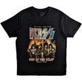 Black - Front - Kiss Unisex Adult End Of The Road Final Tour T-Shirt