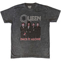 Black - Front - Queen Unisex Adult Face It Alone Band T-Shirt