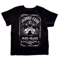 Black - Front - Johnny Cash Childrens-Kids Man In Black T-Shirt
