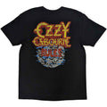 Black - Back - Ozzy Osbourne Unisex Adult Bark At The Moon Tour ´84 T-Shirt