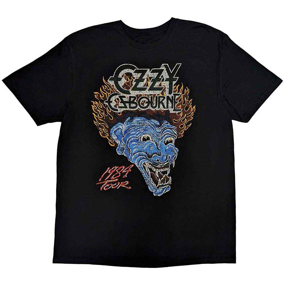 Black - Front - Ozzy Osbourne Unisex Adult Bark At The Moon Tour ´84 T-Shirt