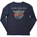 Navy Blue - Back - Van Halen Unisex Adult 84 Tour Long-Sleeved T-Shirt