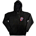 Black - Front - The Rolling Stones Unisex Adult Hackney Diamonds Stars Pullover Full Zip Hoodie