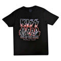 Black - Front - Kiss Unisex Adult End Of The Road Tour T-Shirt