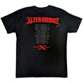 Black - Back - Alter Bridge Unisex Adult Fortress 2014 Tour Dates T-Shirt
