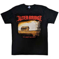 Black - Front - Alter Bridge Unisex Adult Fortress 2014 Tour Dates T-Shirt