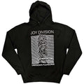 Black - Front - Joy Division Unisex Adult Unknown Pleasures Hoodie