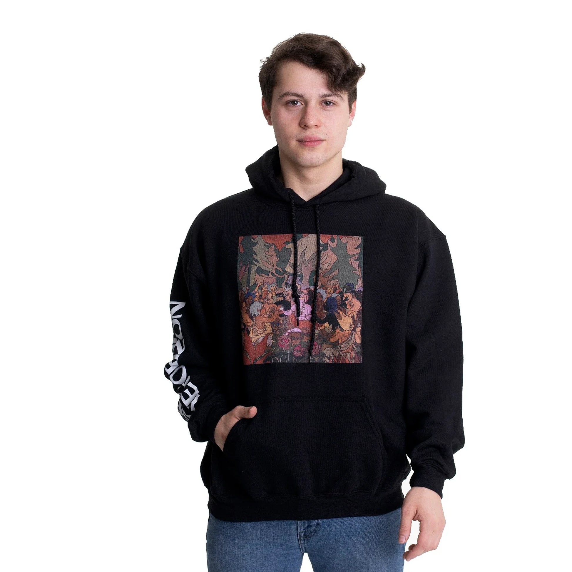 Black - Back - Bring Me The Horizon Unisex Adult Post Human Survival Horror Cover Pullover Hoodie