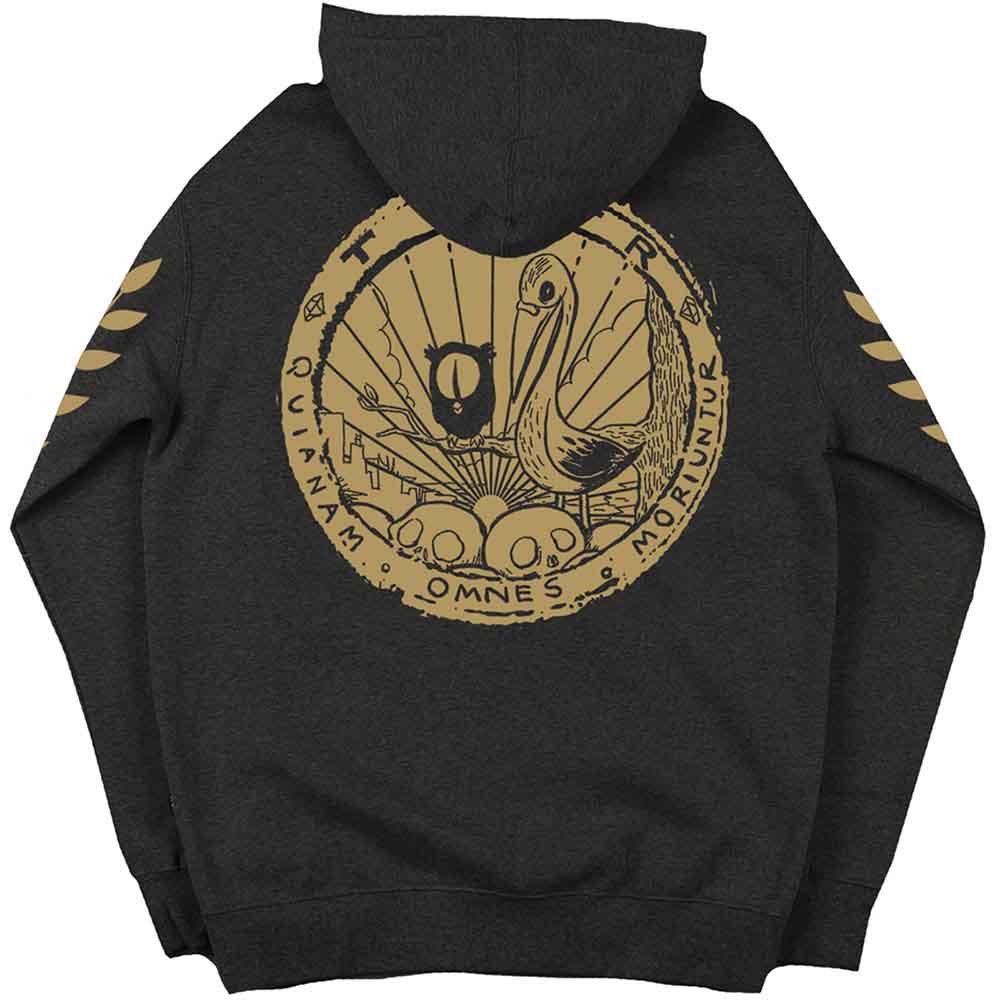 Black - Back - TV On The Radio Unisex Adult One Eyed Bird Full Zip Hoodie