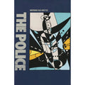 Navy Blue - Back - The Police Unisex Adult Message In A Bottle Cotton T-Shirt