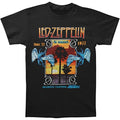 Black - Front - Led Zeppelin Unisex Adult Inglewood T-Shirt