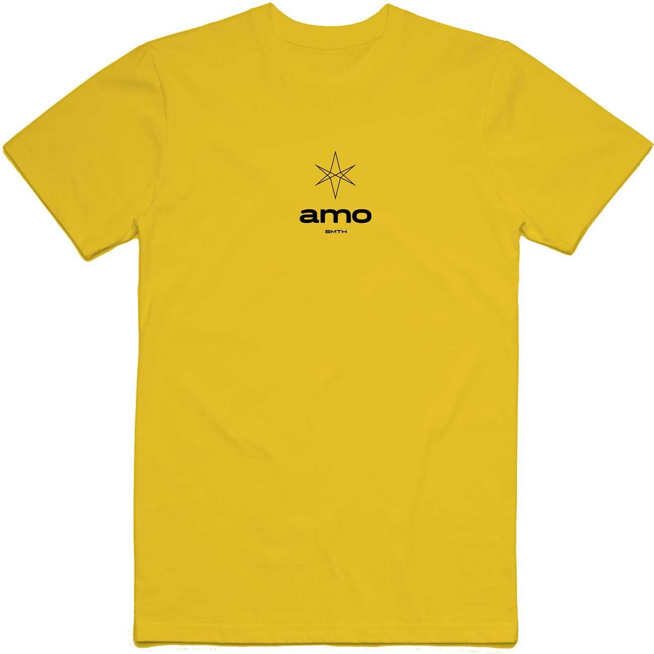Yellow - Front - Bring Me The Horizon Unisex Adult Amo Hexagram Cotton T-Shirt