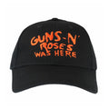 Black-Orange - Front - Guns N Roses Unisex Adult Was Here Baseball Cap
