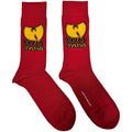 Red - Front - Wu-Tang Clan Unisex Adult Logo Socks