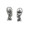 Silver - Front - Pink Floyd Division Bell Stud Earrings