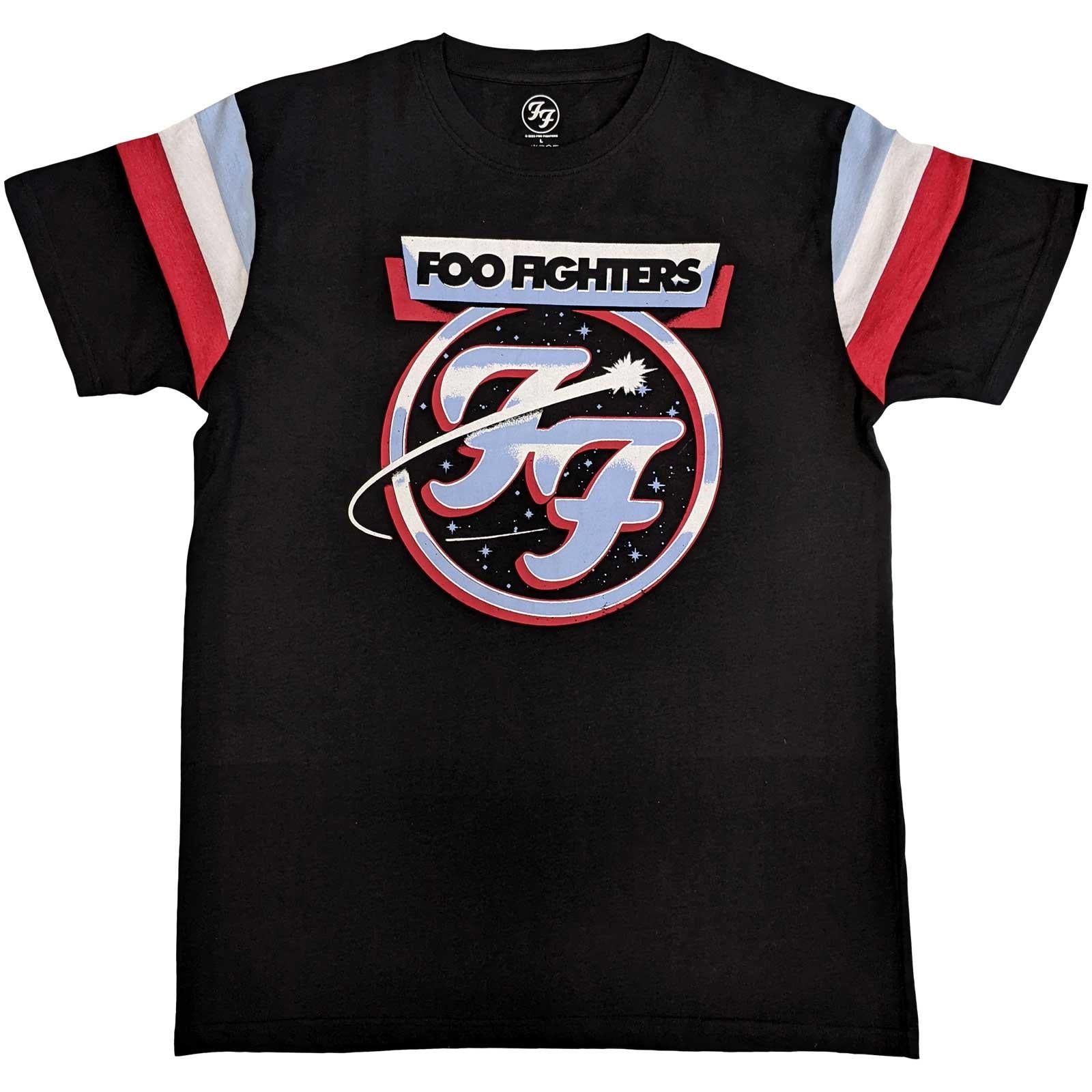 Black - Front - Foo Fighters Unisex Adult Tricolour Comet T-Shirt