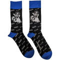 Black-White-Blue - Front - Ice Cube Unisex Adult Photograph Socks